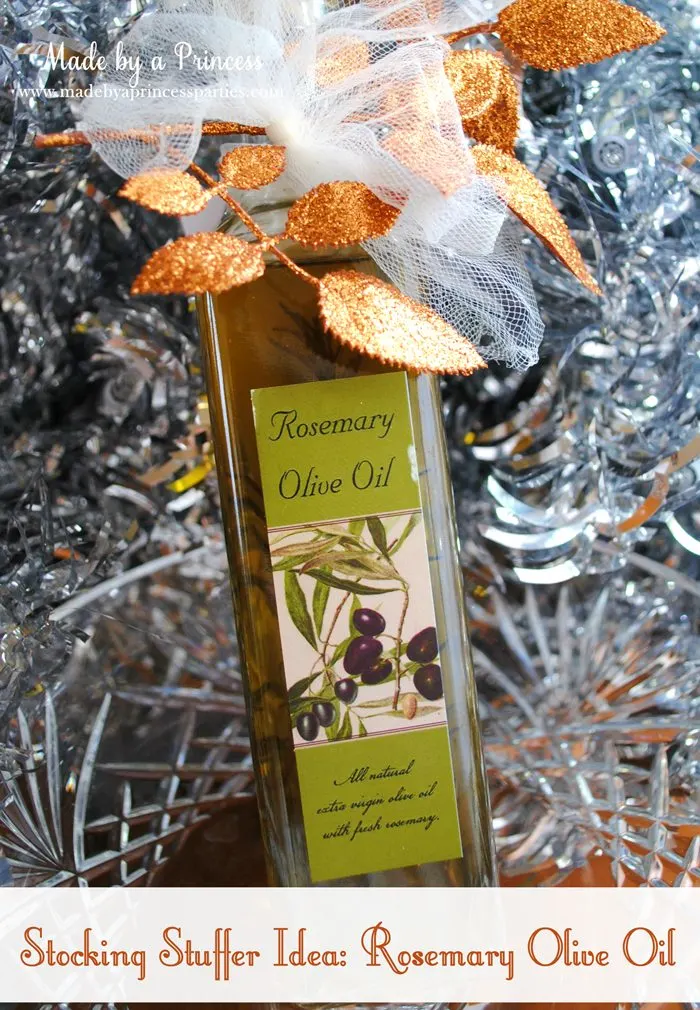 stocking stuffer idea rosemary olive oil