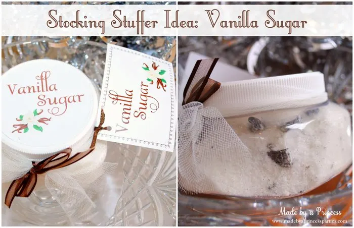 stocking stuffer idea vanilla sugar