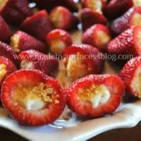 Party Food: Cheesecake Strawberry Bites