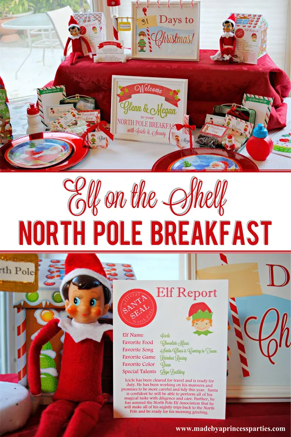 Elf On The Shelf North Pole Breakfast - Made By A Princess