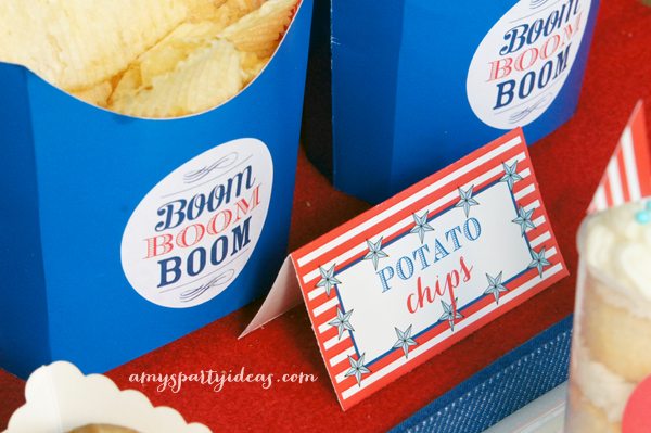 Fun Fireworks Tailgate ~ perfect way to celebrate your 4th of July! | #fourthofjuly #fireworks #tailgate party ideas from #AmysPartyIdeas | #Swoozies