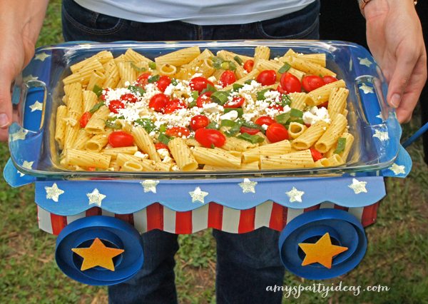 Fun Fireworks Tailgate ~ perfect way to celebrate your 4th of July! | #fourthofjuly #fireworks #tailgate party ideas from #AmysPartyIdeas | #Swoozies