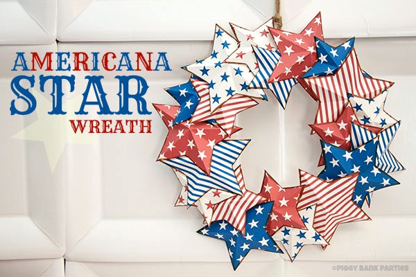 americana star wreath 