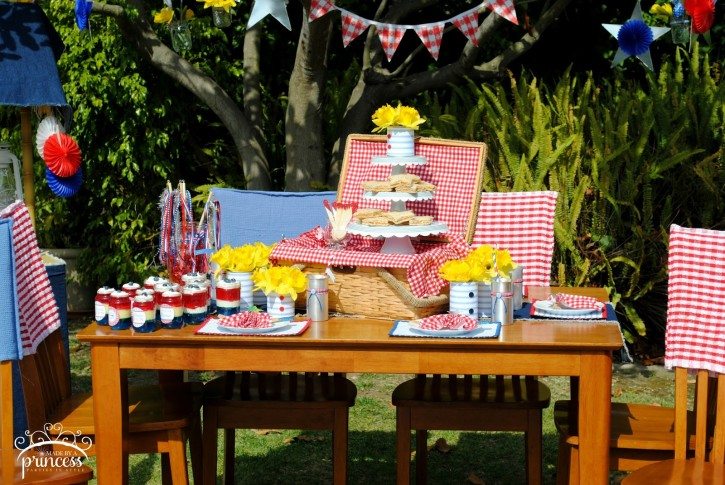 4th of july picnic table 