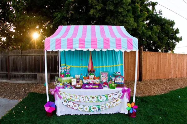 How to Make a PVC Canopy all decorated for Easter