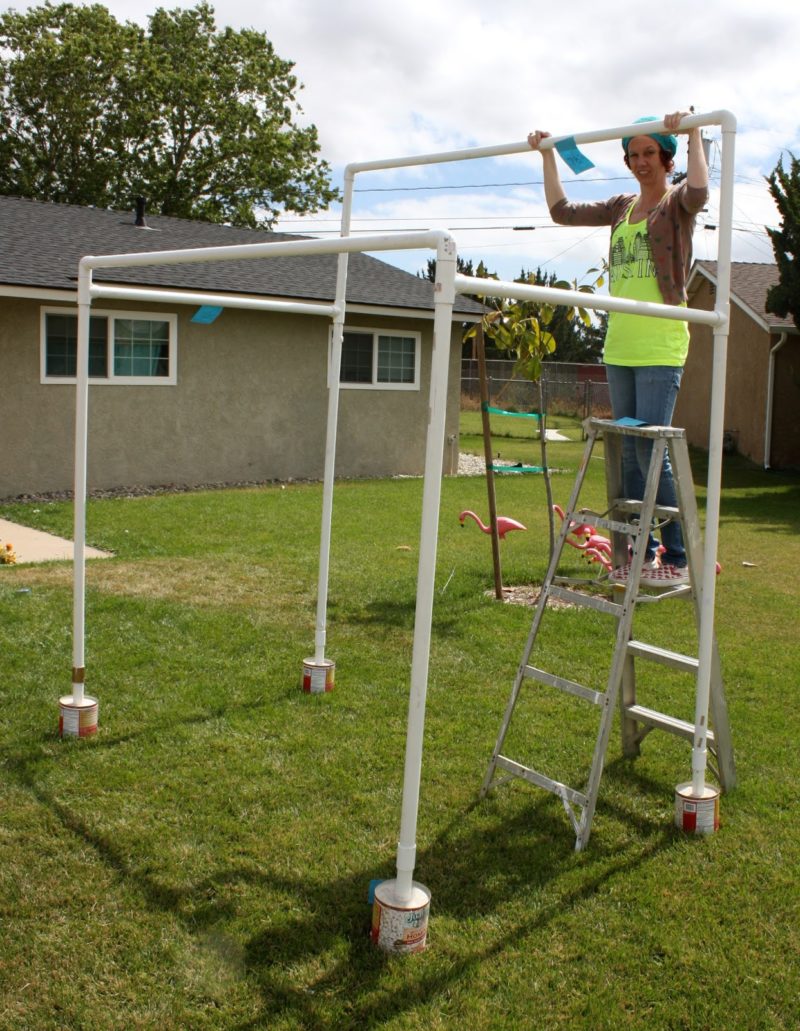 How to Make a PVC Canopy Made by A Princess