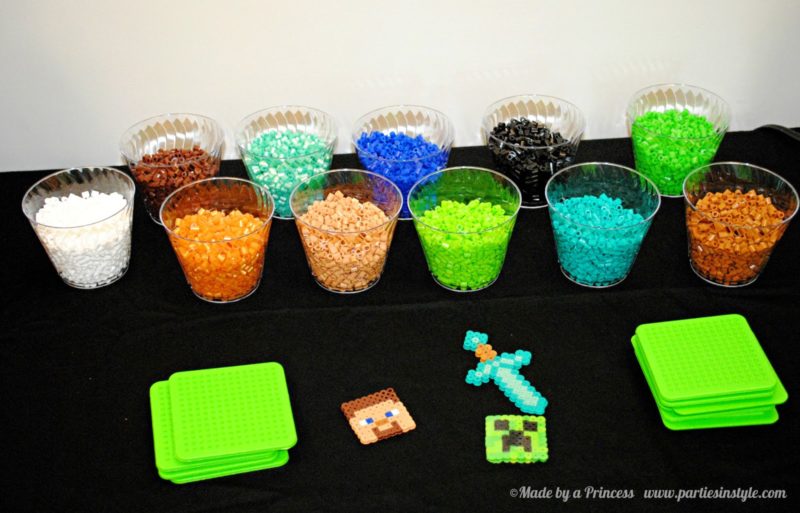 Minecraft party favor ideas for a minecraft themed party