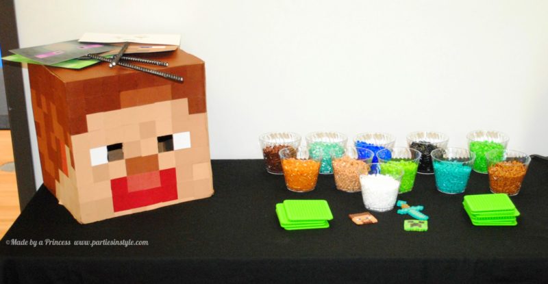 Minecraft party favor ideas for a minecraft themed party