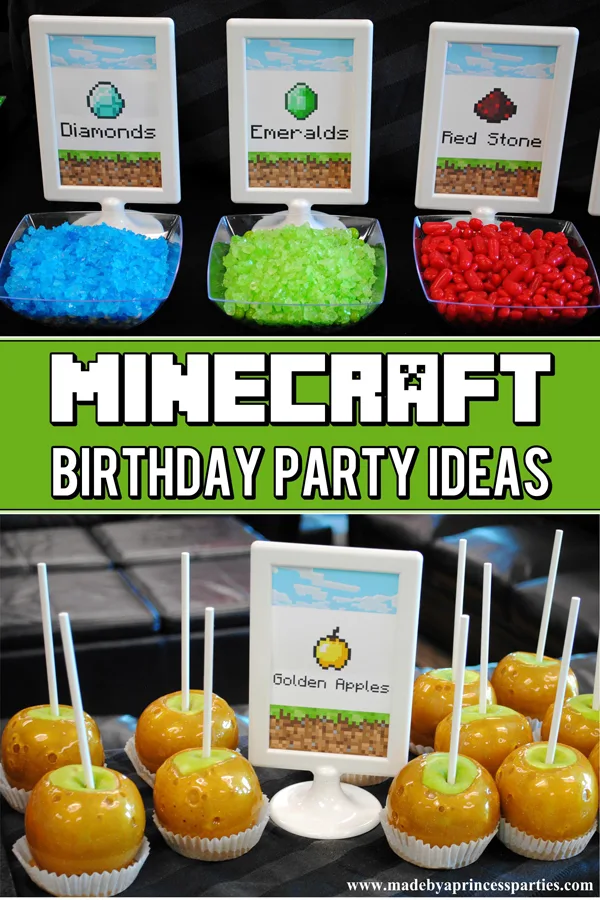 I went to a little girl's Minecraft birthday party. Here is her