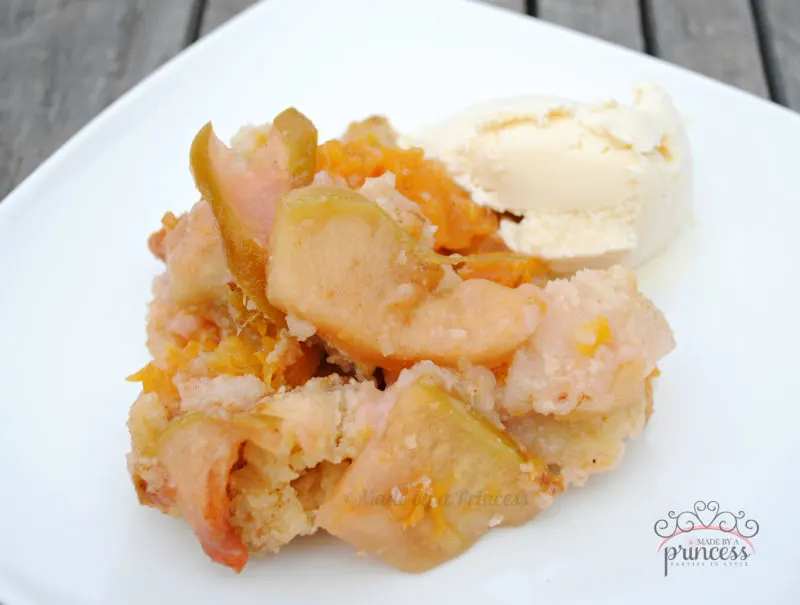 peach apple cobbler