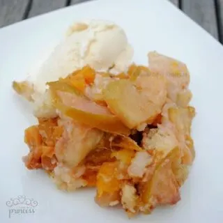 Recipe for Peach and Apple Cobbler