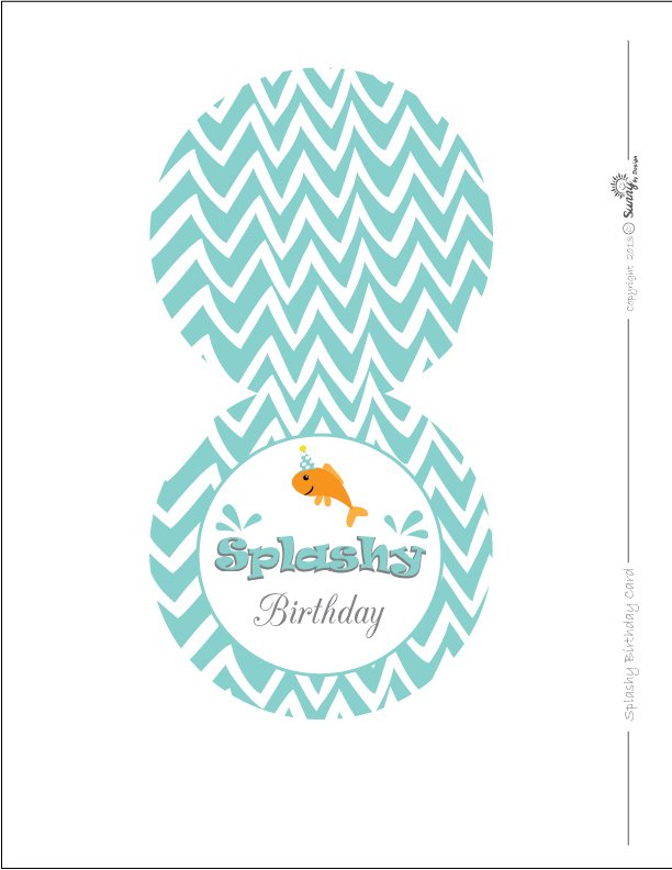 Free Splash Birthday Invitation Download