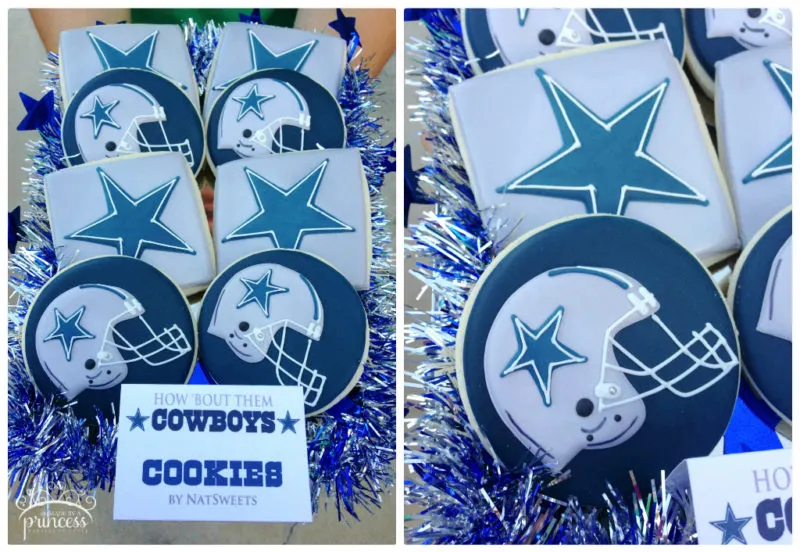 cowboys cookies collage