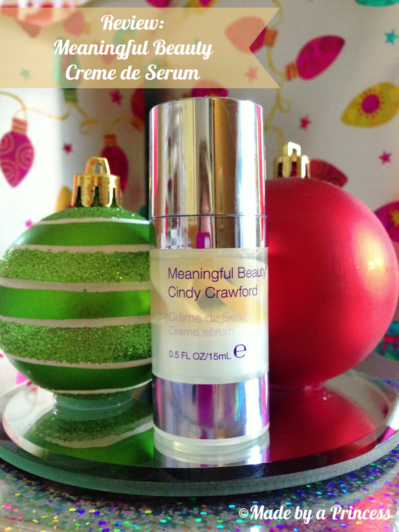Meaningful Beauty Cr me De Serum Review Made By A Princess