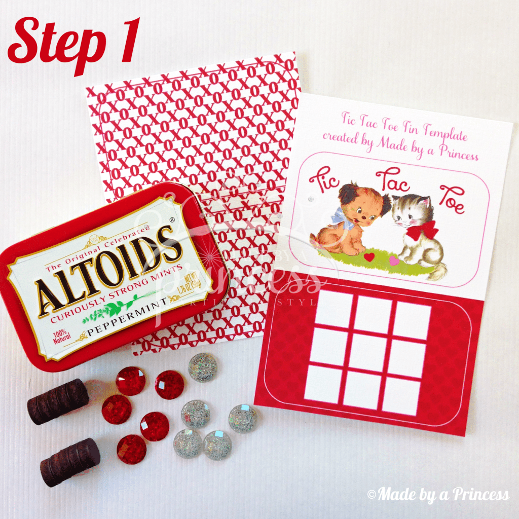 DIY Saint Valentine Treats for School - Printable Altoid Tin Craft