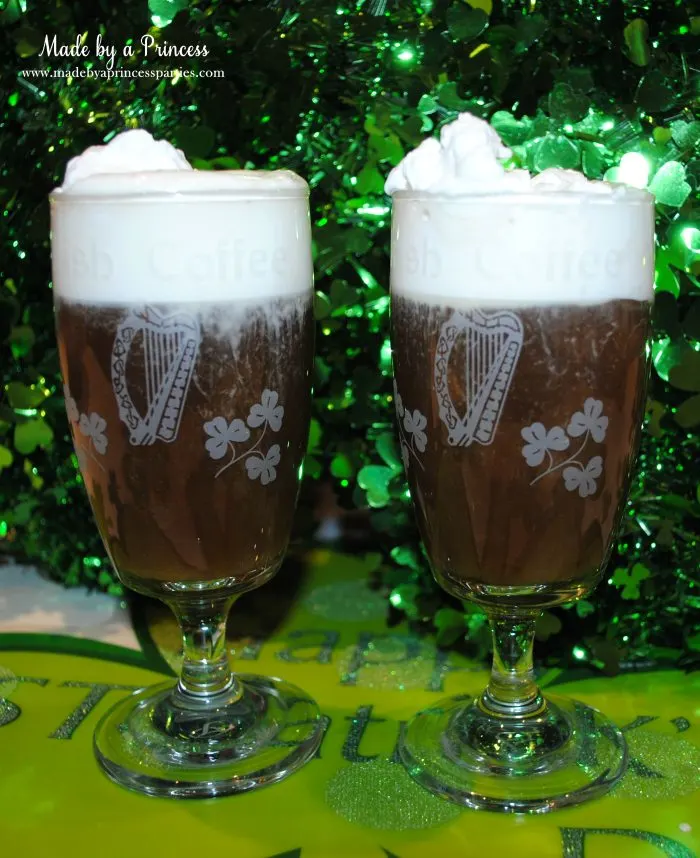 best irish coffee with fresh whipped cream drinks for two
