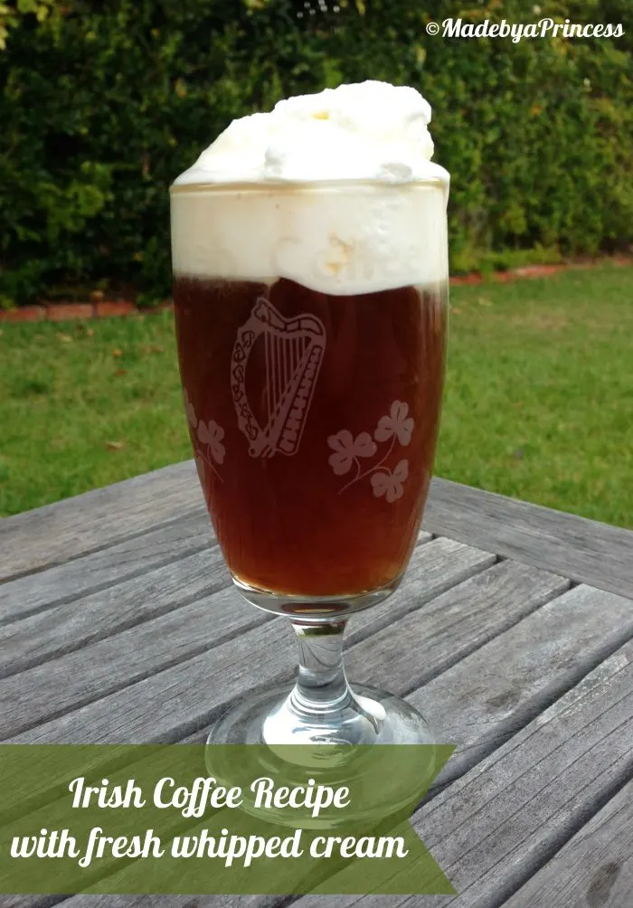 best irish coffee with fresh whipped cream