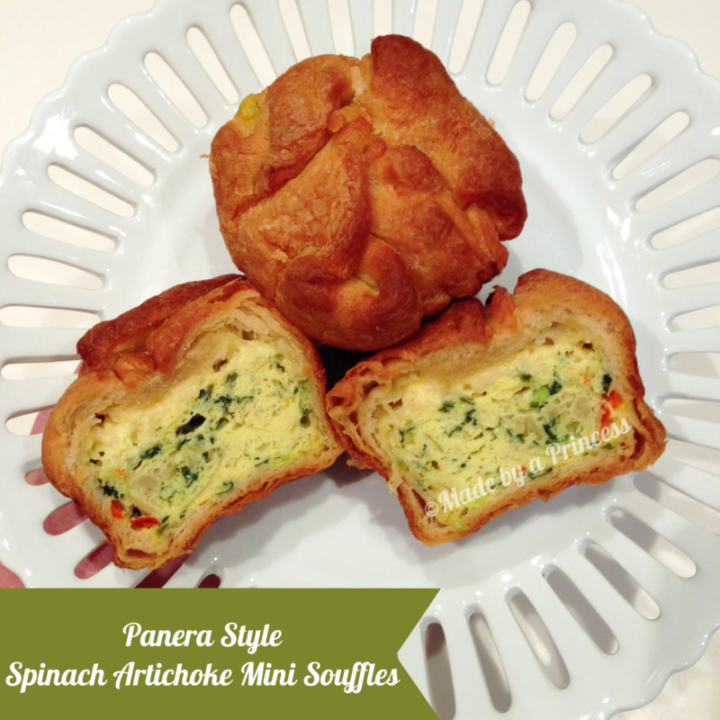 Recipe for Panera style Spinach Artichoke Souffle