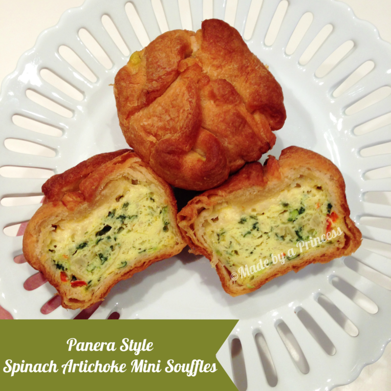 copycat panera spinach artichoke souffles