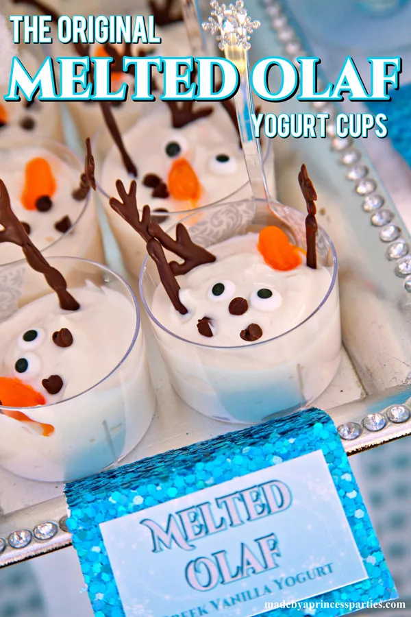 Original Melting Olaf Frozen Party Food - Made by A Princess