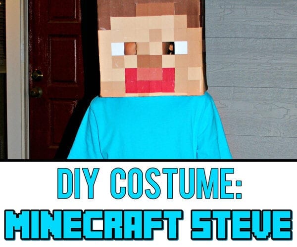Make Your Own Minecraft Steve Head