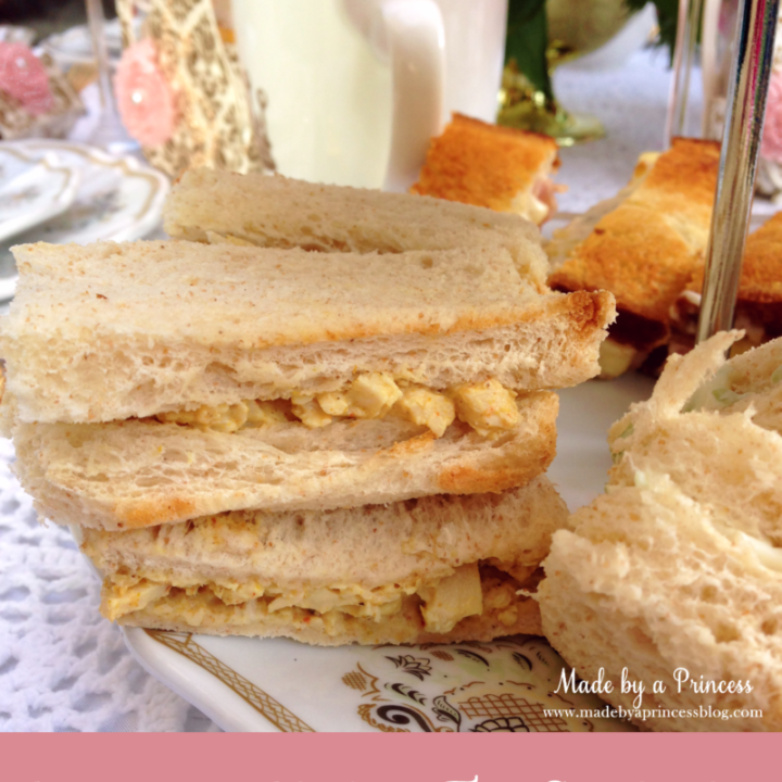 Coronation Chicken Tea Party Sandwiches