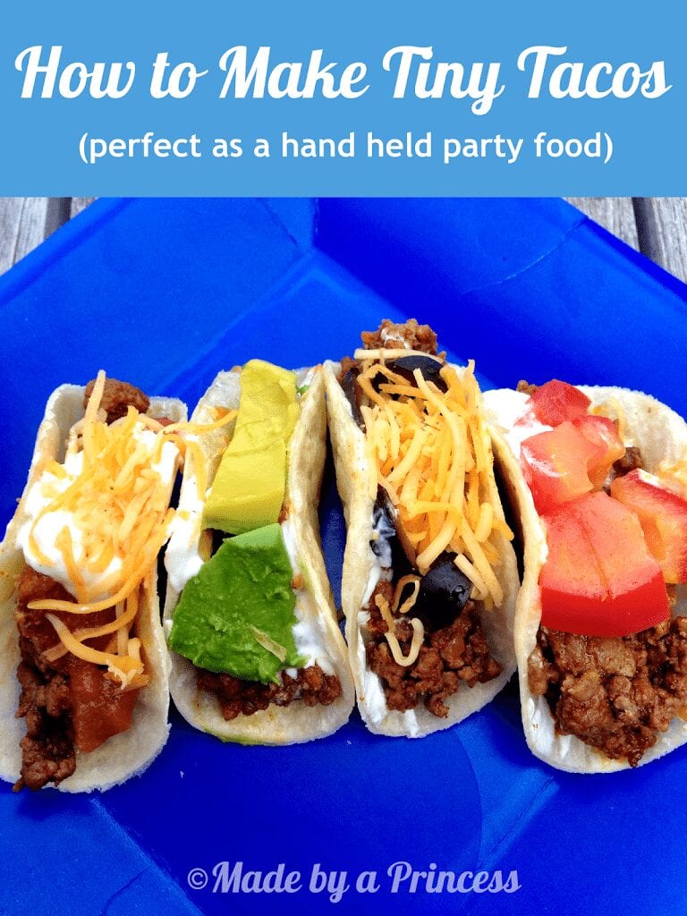 How to Make Mini Tacos Made by A Princess