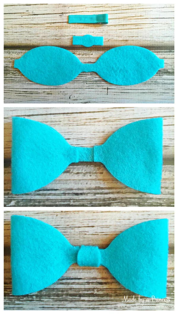 sizzix felt hair bow