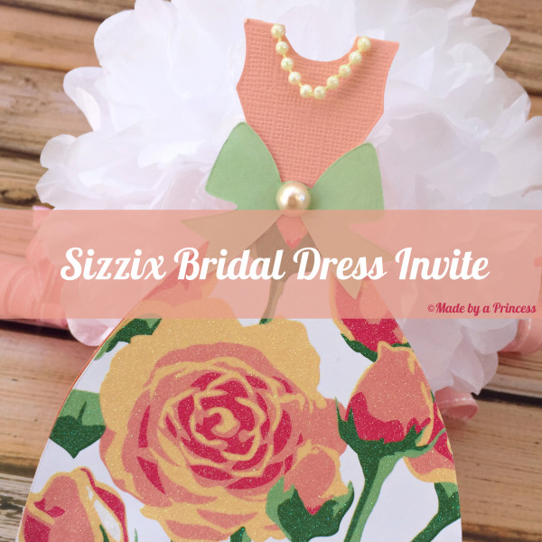 sizzix princess dress tutorial2