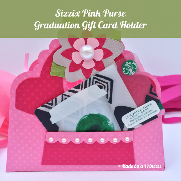 sizzix purse graduation gift idea