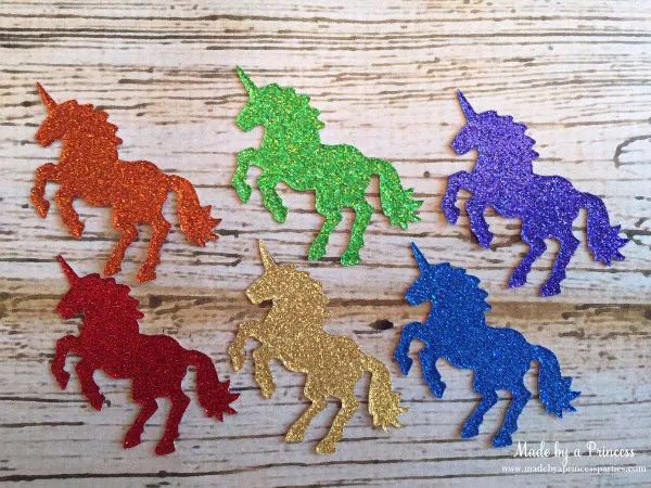 sizzix unicorn garland cut outs