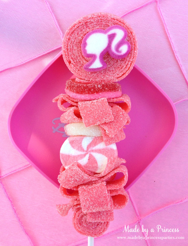 barbie tea party candy kabob