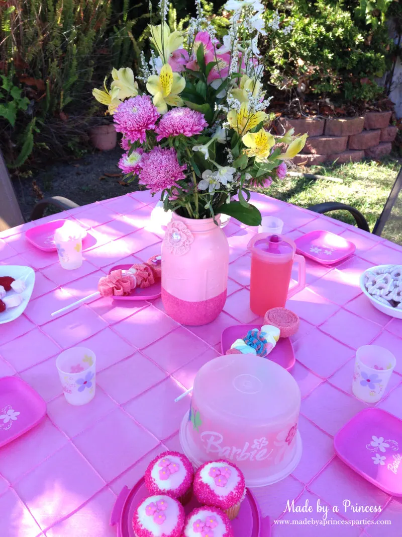 barbie tea party table