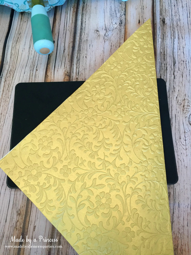 sizzix crown tutorial fold paper