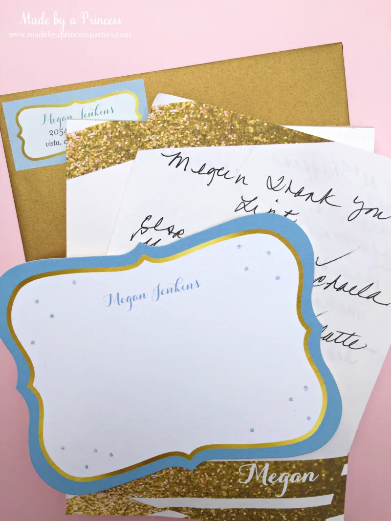 tiny prints thank you notes set