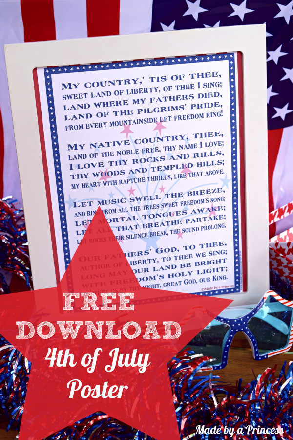 Free Download 4th of July Poster