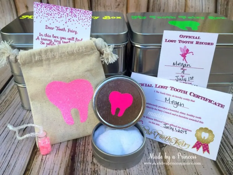 diy tooth fairy kit pouch with printables