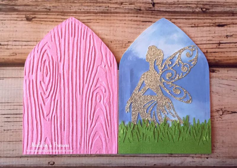how to make a fairy door panels together