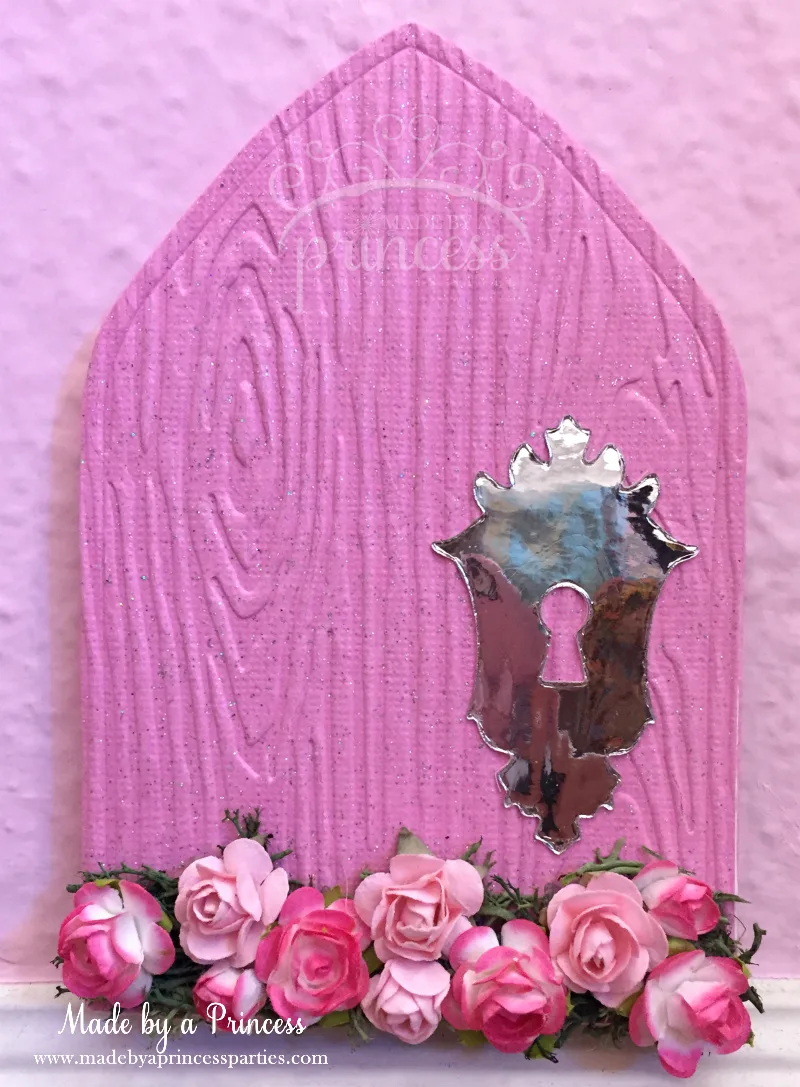 how to make a fairy door pink door
