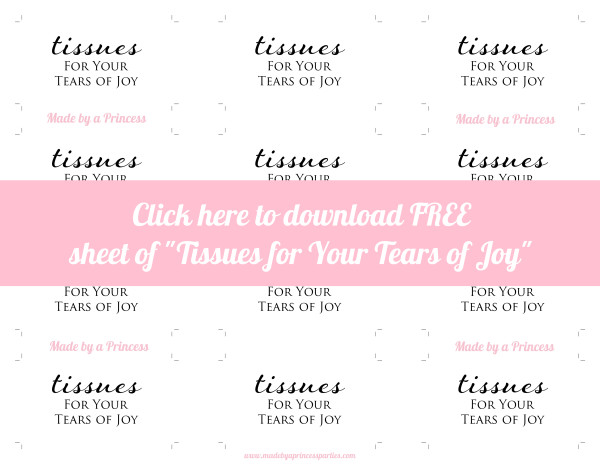 made by a princess tears of joy free sheet