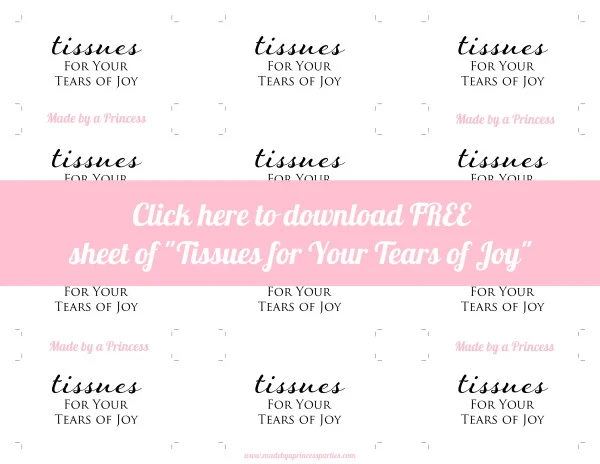 made by a princess tears of joy free sheet