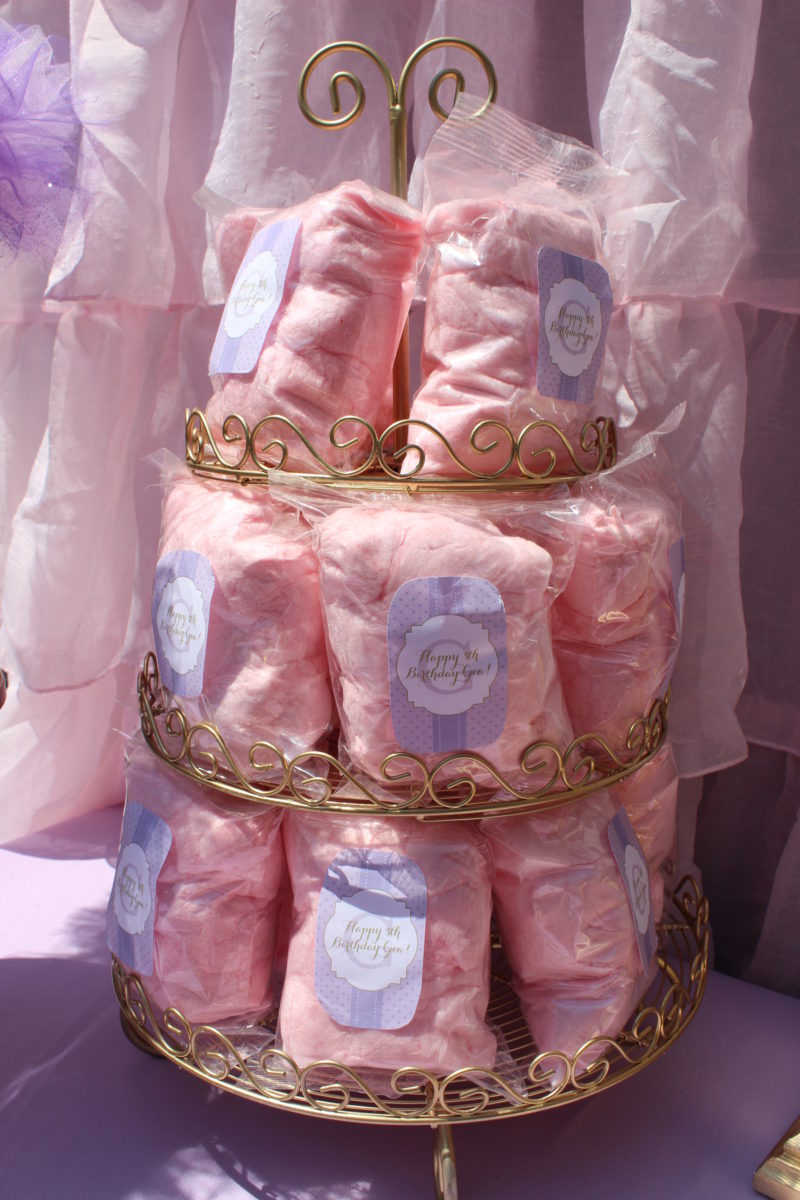 best day ever rapunzel party by tabletop treats cotton candy