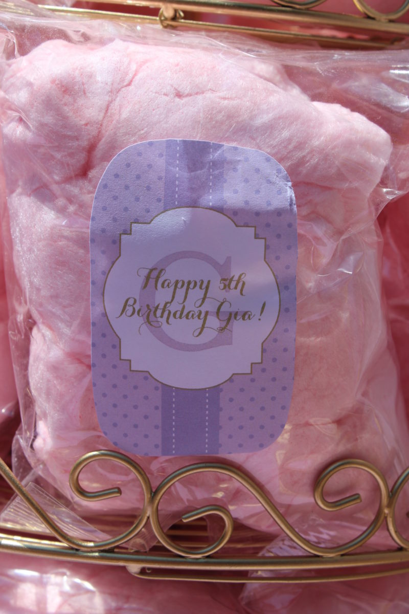 best day ever rapunzel party by tabletop treats cotton candy
