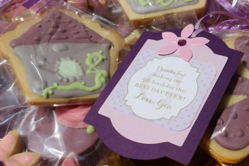 best day ever rapunzel party by tabletop treats favors