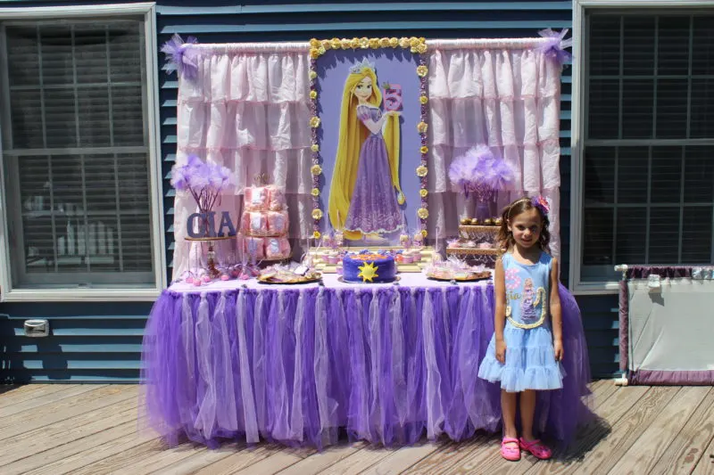 best day ever rapunzel party by tabletop treats
