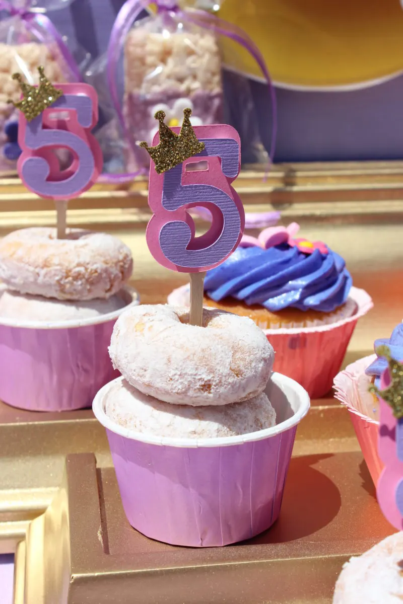 best day ever rapunzel party by tabletop donuts