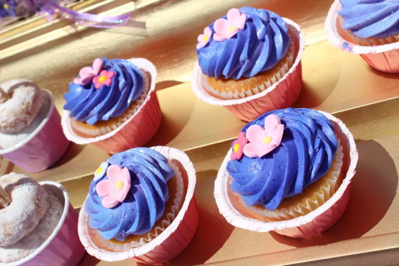 best day ever rapunzel party by tabletop treats cupcakes