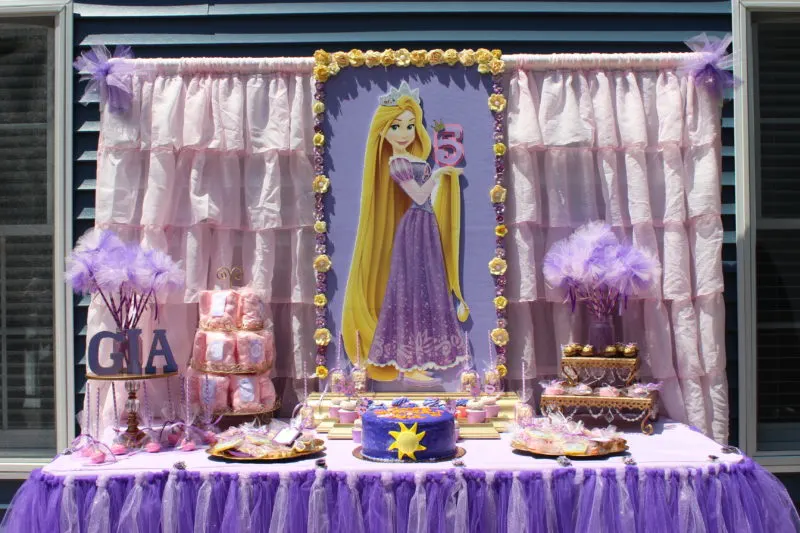 best day ever rapunzel party by tabletop treats