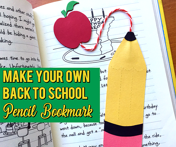 Make Your Own Back to School Bookmarks