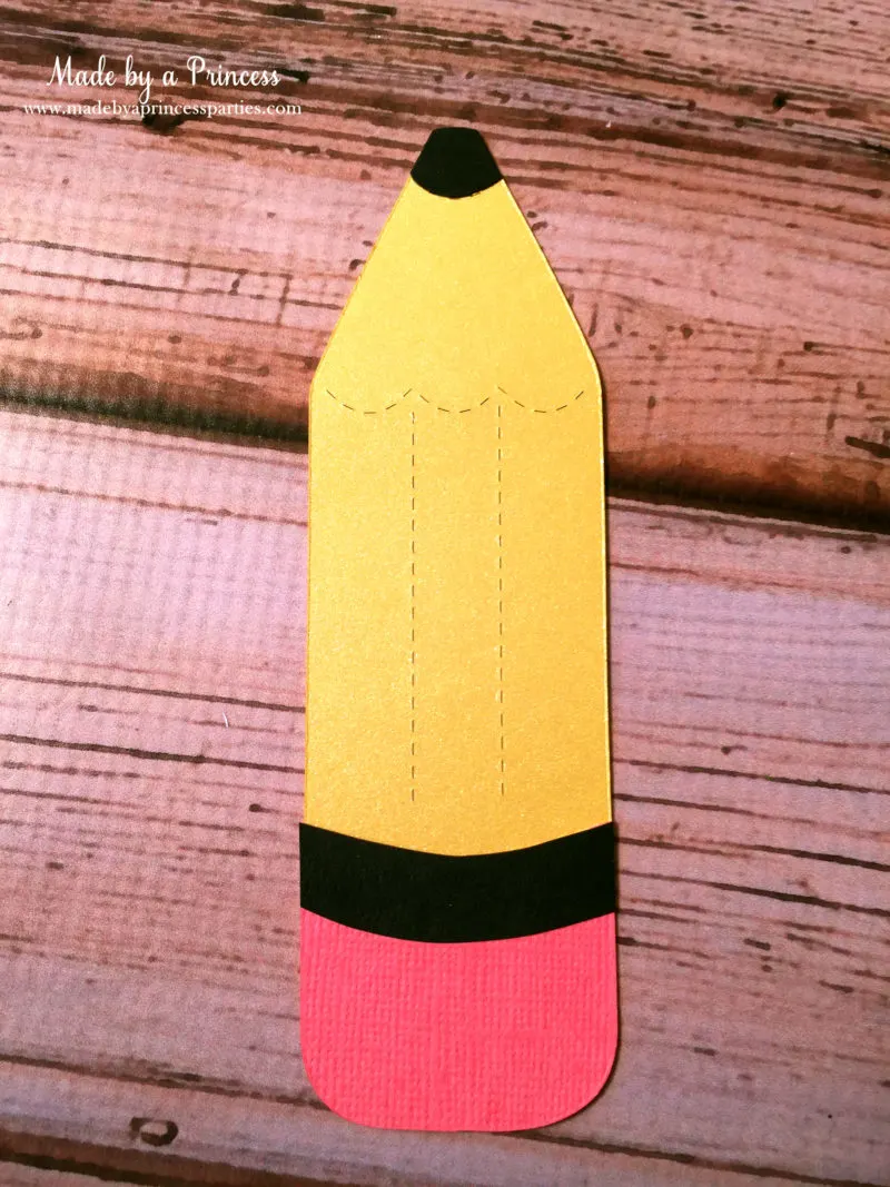sizzix pencil bookmark eraser 2